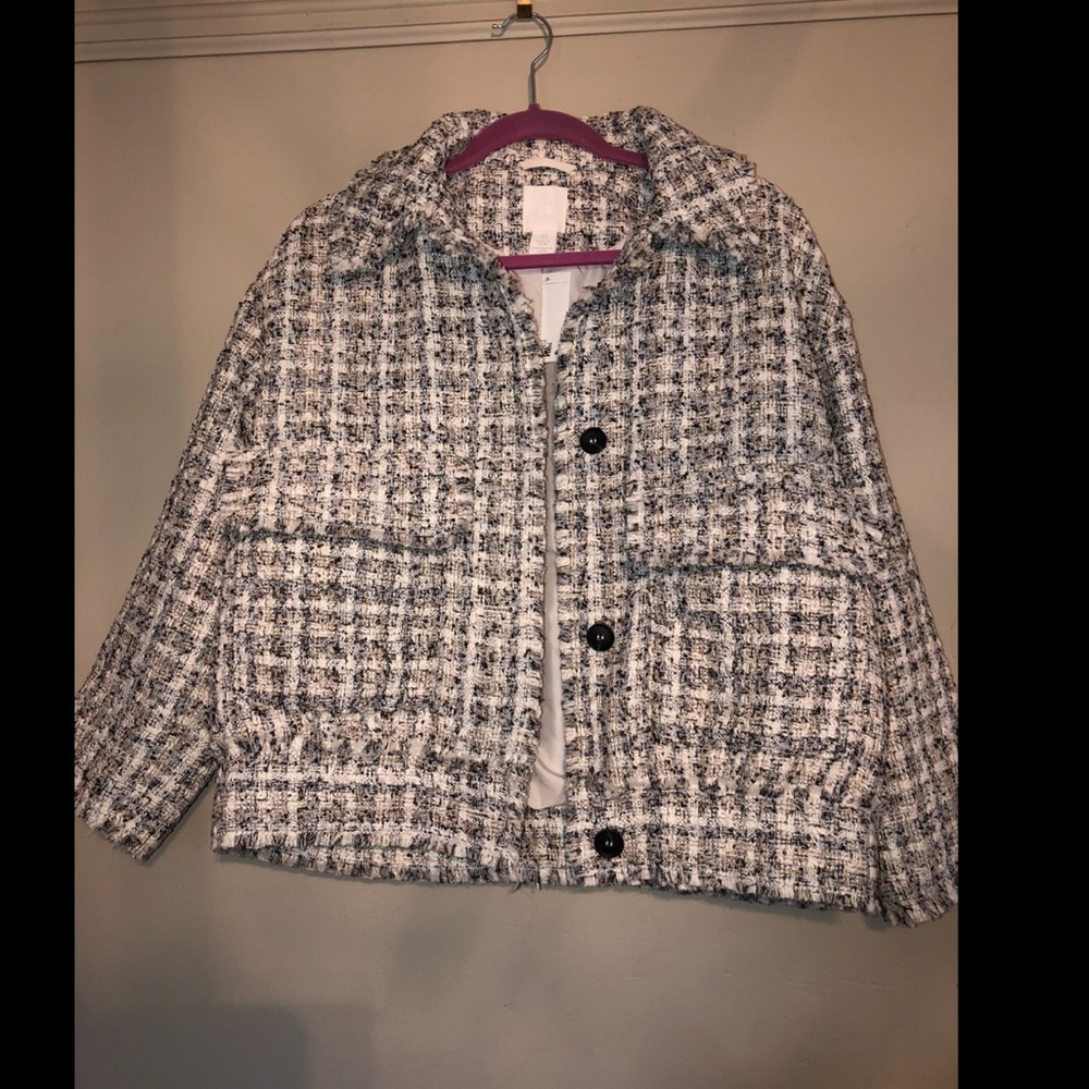 H&M Textured Weave Jacket (size S)